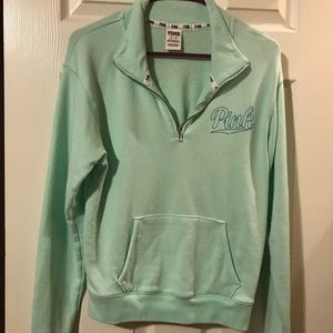 PINK quarter zip sweatshirt